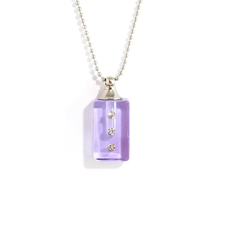 Purple Aromatherapy Necklace