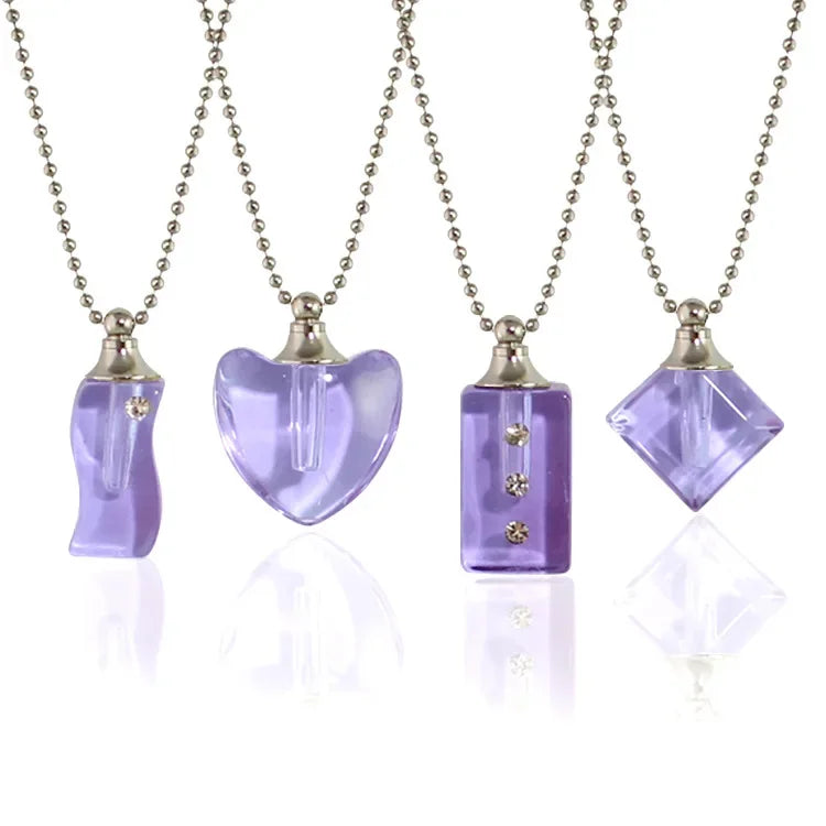 Purple Aromatherapy Necklace