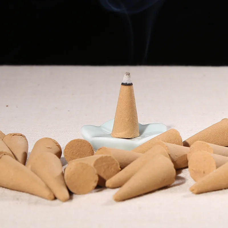 100Pcs Natural Cone Incense