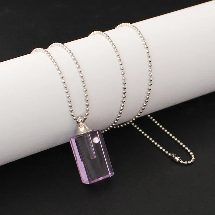 Purple Aromatherapy Necklace