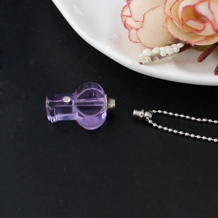 Purple Aromatherapy Necklace
