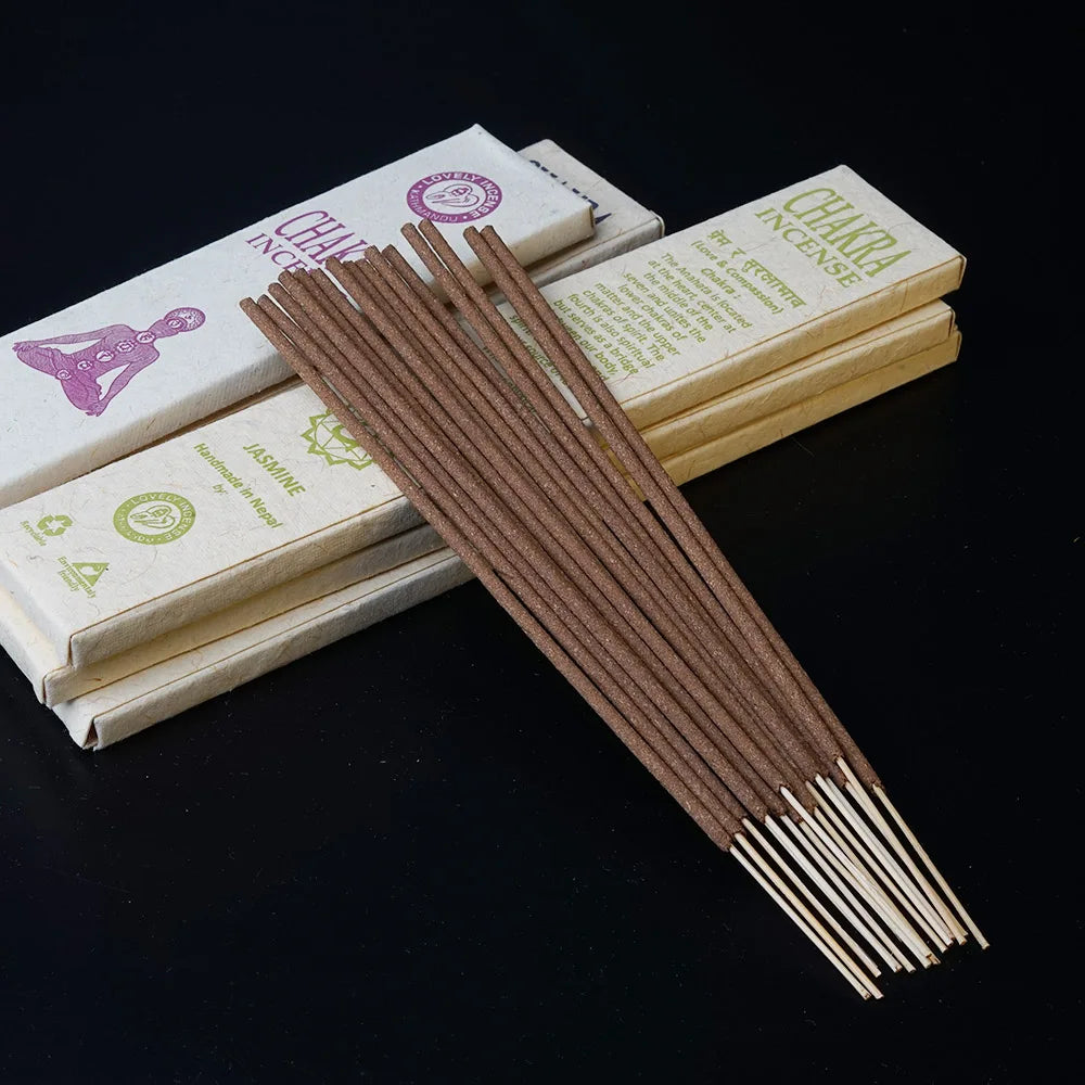 Handmade Nepal 7 Chakra Incense Sticks