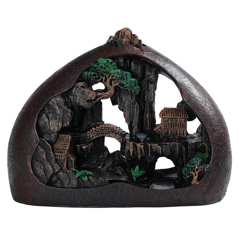 Foggy Village Incense Burner