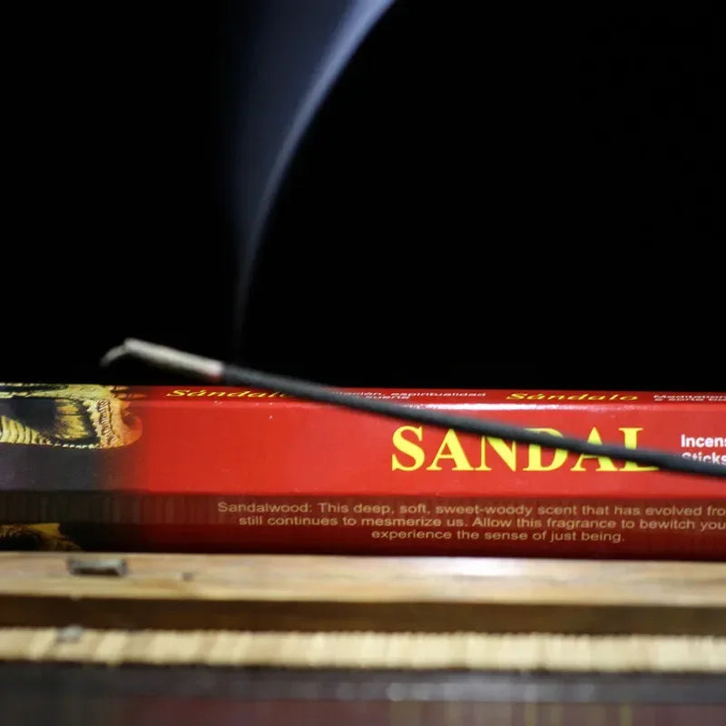 India Incense Stick Collection with Wooden Plate