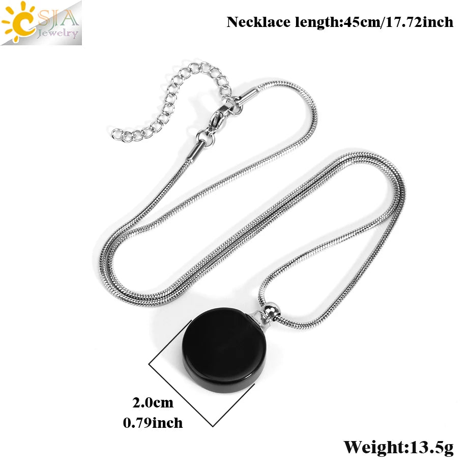 Natural Stone Essential Oil Necklace