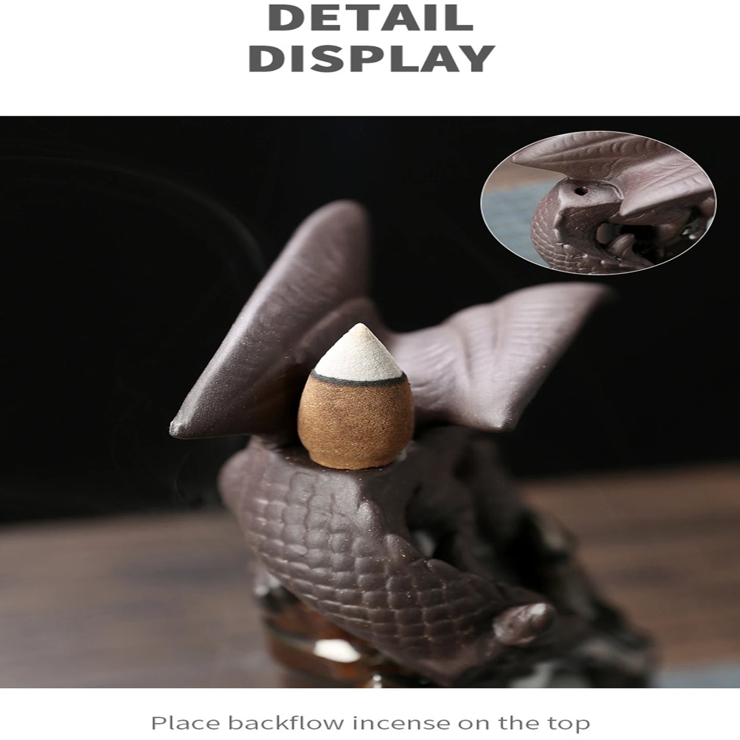Dragon Waterfall Backflow Incense Burners