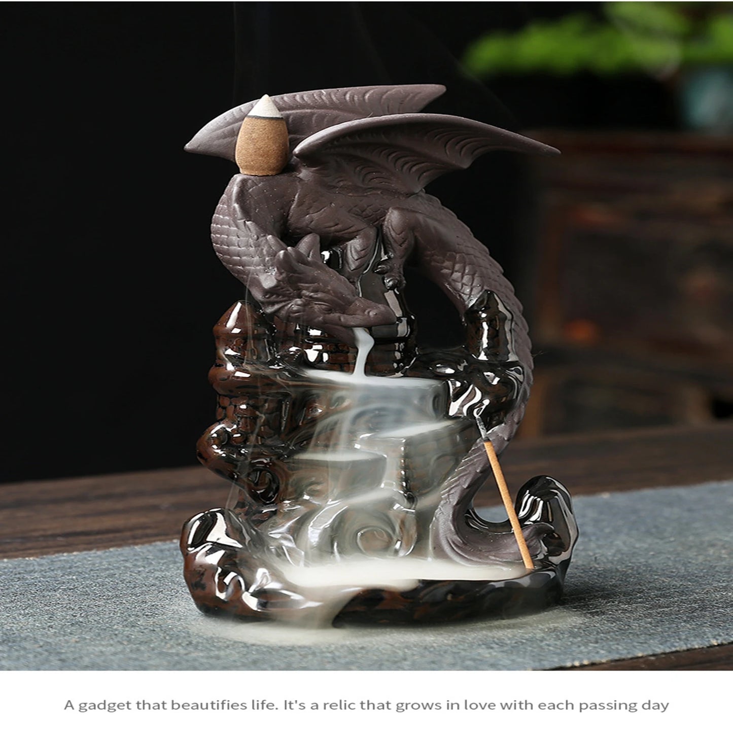 Dragon Waterfall Backflow Incense Burners
