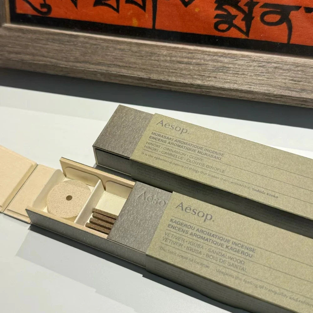 Premium Japanese Incense Sticks with Burner