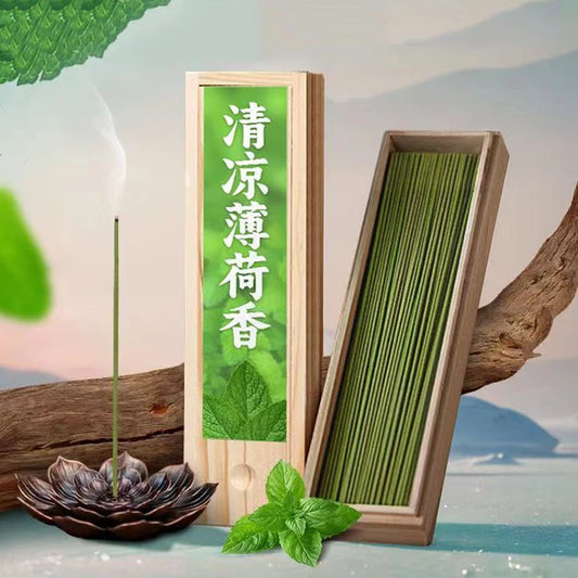 Natural Stick Incense – Mint, Osmanthus Flower, and Argy Wormwood Blend