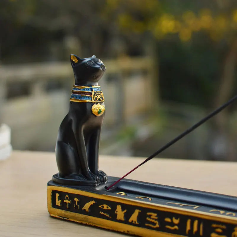 Bastet Stick & Cone Incense Burner