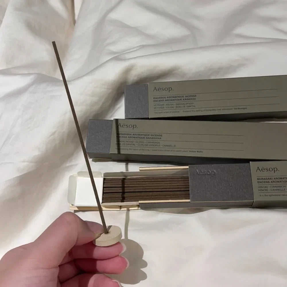Premium Japanese Incense Sticks with Burner