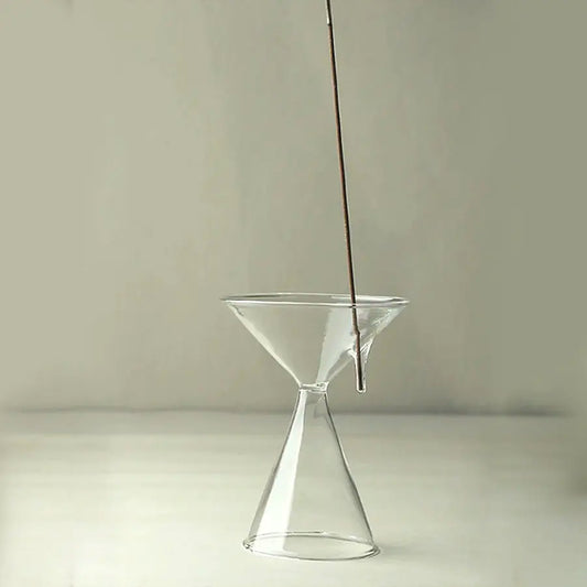 Modern Elegance Glass Incense Burner