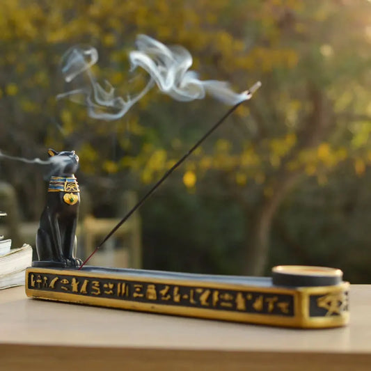 Bastet Stick & Cone Incense Burner