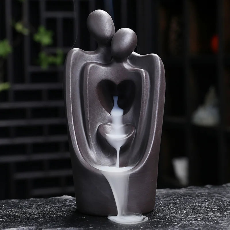 Lovers Embrace Backflow Incense Burner