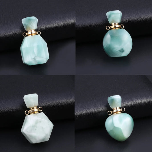 Natural Amazonite Diffuser Pendant