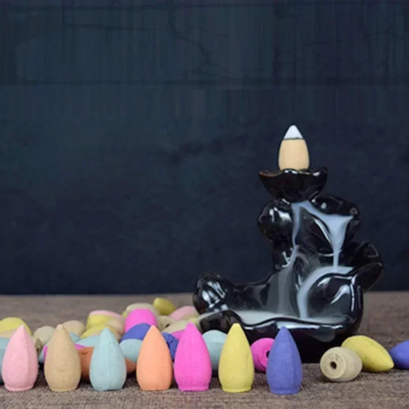 Waterfall Backflow Incense Cones