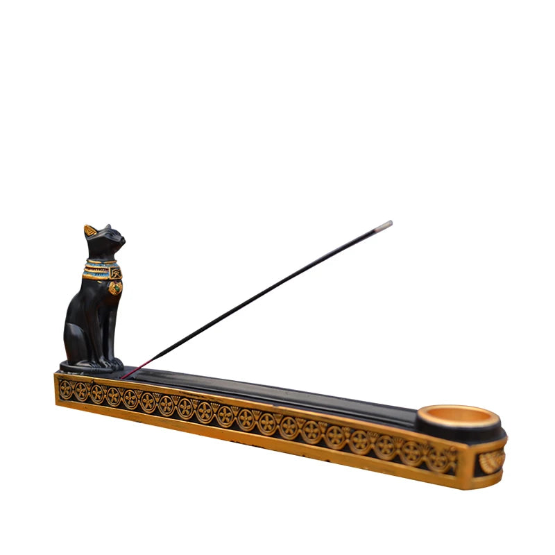 Bastet Stick & Cone Incense Burner