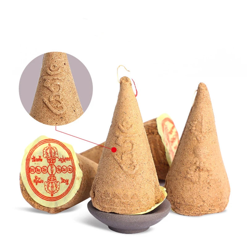 Tibetan Buddhist Tower Incense Cones